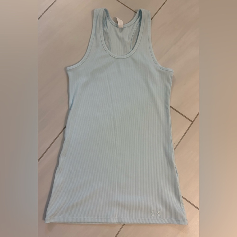 Under Armour Heat Gear Sky Blue Tank Top